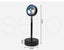 Emitto Rainbow Sunset Projection Lamp LED Modern Romantic USB Night Light Decor Carousel 7