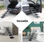 Pawz 6 Steps Dog Ramp Adjustable Height Stair Car Dog Folding Portable Aluminium Carousel 6