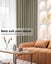 Marlow 2XBlockout Curtains Chenille Blackout Draperies Eyelet Day Coffee Carousel 4