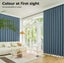 Marlow 2XBlockout Curtains Chenille Blackout Draperies Eyelet Day Blue Carousel 8