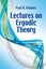 Lectures on Ergodic Theory by Paul R. Halmos - Paperback Carousel 1