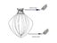 Stainless Steel Wire Whip Mixer Attachment 6-Wire Whisk For Kitchen Egg Cream Carousel 4