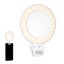 Selfie Ring Light 3 Light Modes Adjustable Clip on Phone Camera LED Light Carousel 1