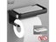 ELLEN Black Toilet Paper Holder Bathroom Storage Shelf Roll Paper Holder EL609 Carousel 3