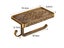 Antique Bronze Toilet Roll Paper Rack With Phone Shelf Wall Mounted Bathroom Carousel 3