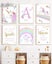 Custom Name Art Prints Rainbow Wall Poster Unicorn Print Pictures Star Mo CHK12N Carousel 19