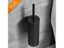VGX Bathroom Toilet Brush Holder Stainless Steel Wall Mount Black Brushed Carousel 4
