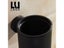 304 Stainless Steel Bathroom Black Toilet Brush Holder 2 Brush Heads Wall Carousel 1