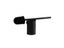 304 Stainless Steel Bathroom Black Toilet Brush Holder 2 Brush Heads Wall Carousel 5