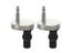 1 Set/2pcs Toilet Seat Fittings Toilet Seat Hinges Quick Release Fixings Hinges Carousel 2