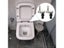 1 Set/2pcs Toilet Seat Fittings Toilet Seat Hinges Quick Release Fixings Hinges Carousel 1