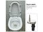 1 Set/2pcs Toilet Seat Fittings Toilet Seat Hinges Quick Release Fixings Hinges Carousel 6