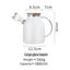 1L/1.8LTransparent Borosilicate Glass Teapot Heat-Resistant Large Clear T CHK12N Carousel 6
