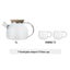1L/1.8LTransparent Borosilicate Glass Teapot Heat-Resistant Large Clear T CHK12N Carousel 4