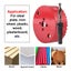 Hohxen 1pcs 105mm M42 Bi-Metal Holesaw Cutter Hole Saw Wood Drill Tooth K CHK12N Carousel 3