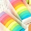 10PCS/box Washi Tape Rainbow Solid candy Color Japanese Masking tape Stic CHK12N Carousel 6