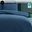 Ardor Maxwell Navy Embossed Vintage Washed Quilt Cover Set Carousel 2