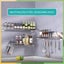 Spice Rack Wall Mount Kitchen Spice Organizer Storage Shelf Stainless Ste CHK12N Carousel 14