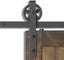 Barn Door Hardware Large Wheel 1.5 M Sliding Track Black Antique Carousel 1