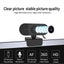 1080P HD Mini Webcam with microphone, usb interface supports laptop deskt CHK12N Carousel 3