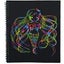 9 Pages Magic Rainbow Color Scratch Papers 26x19cm Large Size Drawing Pai CHK12N Carousel 4