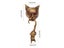 And Mouse Door Knocker Knobs Sculpture Ornament Front Door Wall Home Garden Carousel 5