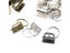 10Pcs 25mm Key Fob Hardware With Split Ring For Wristlets Carousel 3