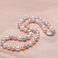 New Natural Freshwater Pearl Necklace Threaded 7-8MM Pearl Necklace 925 s CHK12N Carousel 1