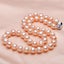 New Natural Freshwater Pearl Necklace Threaded 7-8MM Pearl Necklace 925 s CHK12N Carousel 5
