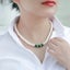 New Natural Freshwater Pearl Necklace Threaded 7-8MM Pearl Necklace 925 s CHK12N Carousel 6