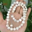 New Natural Freshwater Pearl Necklace Threaded 7-8MM Pearl Necklace 925 s CHK12N Carousel 12