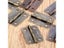 10Pcs 25*18mm Antique Cabinet Hinges Furniture Accessories Carousel 4