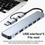 USB C HUB 7 Port Multi USB Splitter USB 3.0 HUB Type C to USB OTG Adapter CHK12N Carousel 10