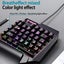 SeynLi RGB Keyboard And Mouse Set One-Handed Gaming Keyboard Mouse Mini K CHK12N Carousel 11