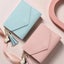 Personalized Ladies Leather Wallet Holder Custom Bridesmaid Bridal Party CHK12N Carousel 15