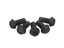 5pcs Metal Saw Blade Bolt M8 X 18mm Left Hand Thread Hex Head Flange For Carousel 4