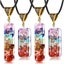 Retro Reiki Healing Energy Crystal Pendant Natural Stone for Yoga Meditat CHK12N Carousel 6