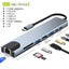 USB C HUB Type C Splitter Thunderbolt 3 Docking Station Laptop Adapter Wi CHK12N Carousel 3