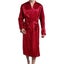 Men Classic Robes Twill Home Clothes Long Robes Pocket Imitation Silk Bat CHK12N Carousel 3
