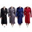 Men Classic Robes Twill Home Clothes Long Robes Pocket Imitation Silk Bat CHK12N Carousel 10