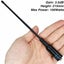 1pc 38cm NA-771 SMA-Female Dual Band 10W Antenna for Baofeng UV 144/430Mh CHK12N Carousel 2
