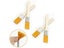30 Piece Wooden Handle Paint Brush Set For Drawing Cleaning Dusting Carousel 5