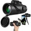 80X100 Hd Monocular Telescope 8000M Long Range Zoom Bak4 Prism Telescope CHK12N Carousel 6