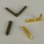 4PCS Small Jewelry Box Hinges Wooden Box Accessories 90 Degree Folding Hi CHK12N Carousel 4