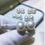 Natural Charming one pieces white 12-13mm South Sea Round Pearls earrings CHK12N Carousel 6