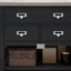 50Pcs Zinc Alloy Rectangle File Cabinet Drawer Index Card Holder White Bronze Carousel 4