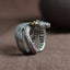 Vintage Anillos Retro Snake Ring Male Black Adjustable Opening Metal Anim CHK12N Carousel 10