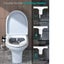 Bidet Attachment Slim Toilet Seat Hot & Cold Double Nozzle Spiral Adjusta CHK12N Carousel 11