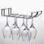 Stainless steel wine rack single and double row wine glass rack high glas CHK12N Carousel 2