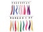 Neitsi Human Hair 85 Color Rings/Charts For Hair Extensions Dyeing Carousel 6